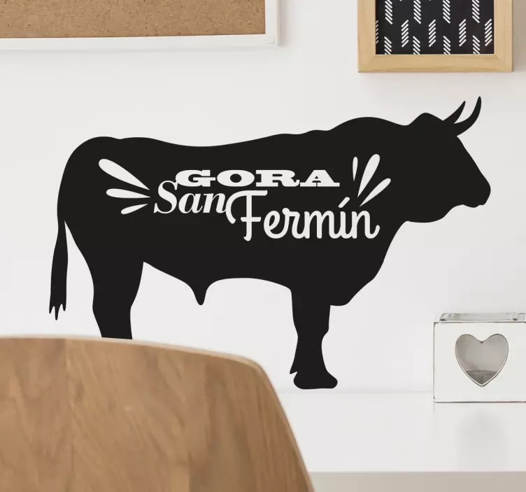 Vinilo gora San Fermín - TenVinilo