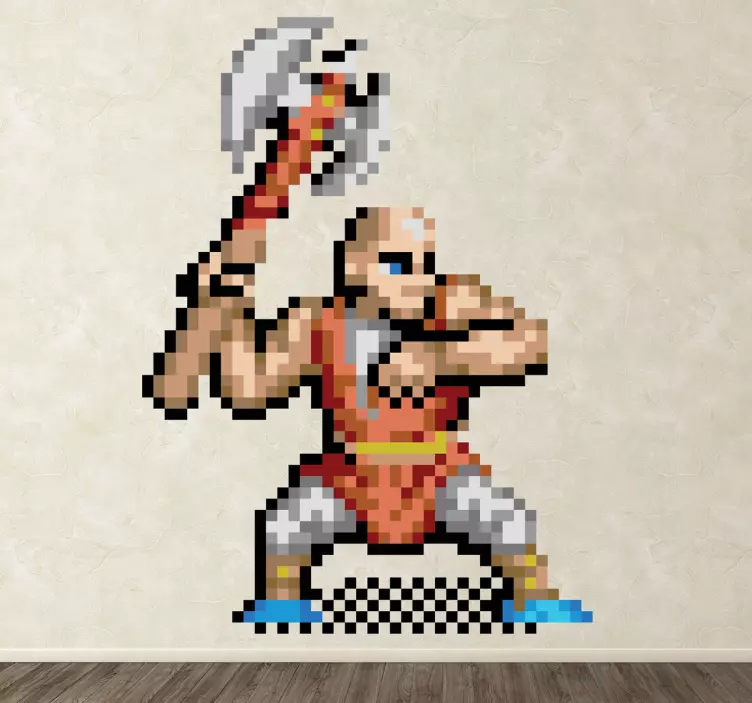 Vinilo infantil personaje 8 bits - TenVinilo