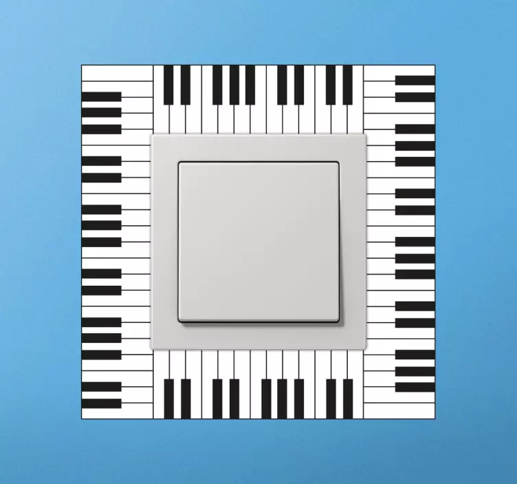 Pegatina para interruptor teclado piano - TenVinilo