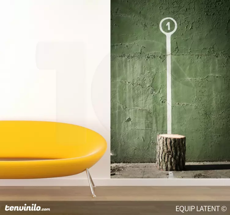 Vinilo marcador de tocón de árbol - TenVinilo