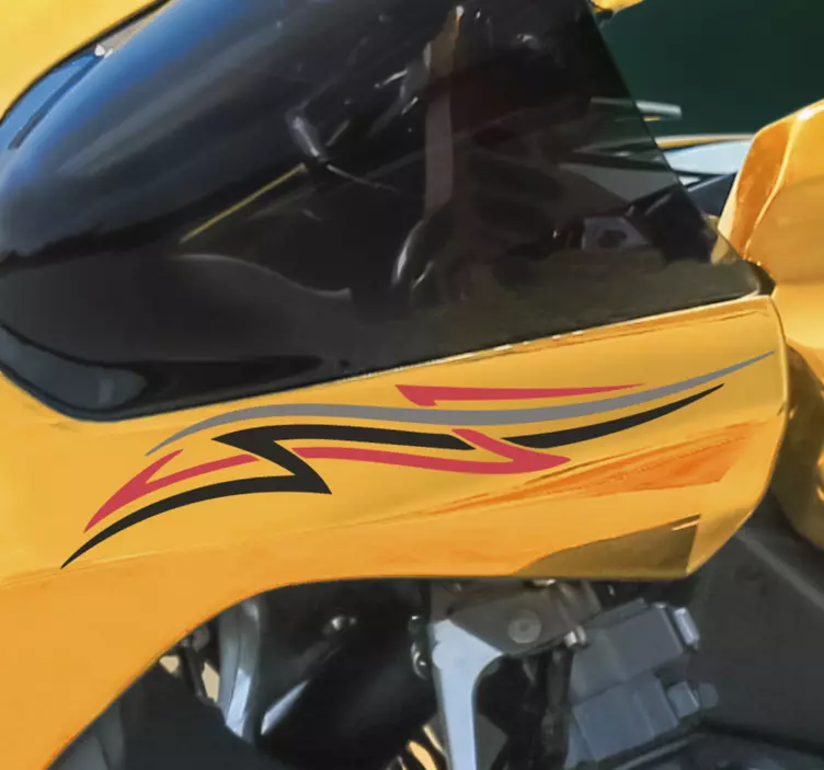 Vinilo para moto gráfico de carreras - TenVinilo