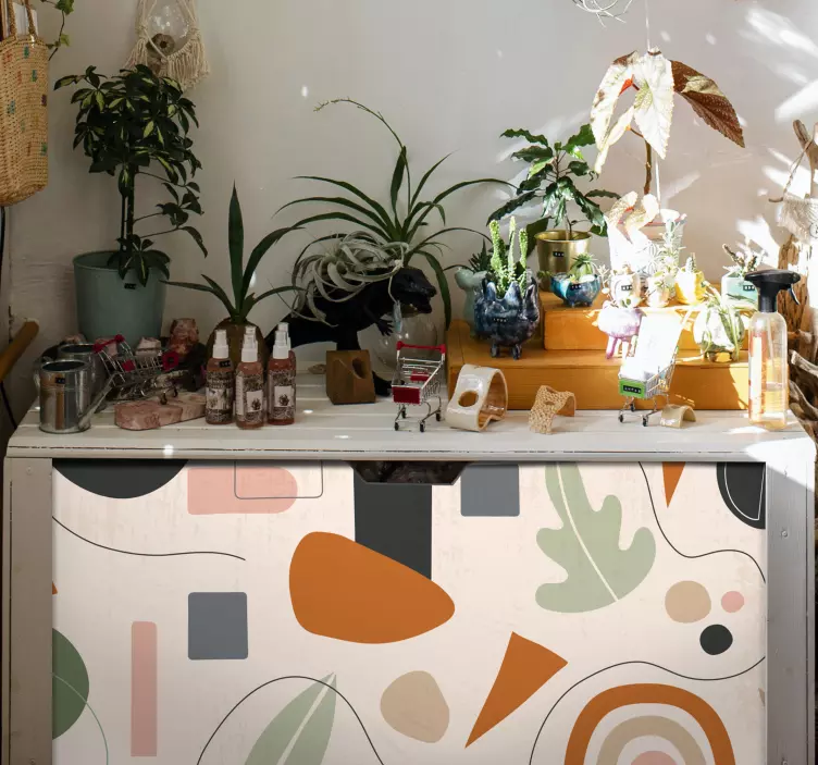 Vinilo para mueble Colores claros minimalistas - TenVinilo