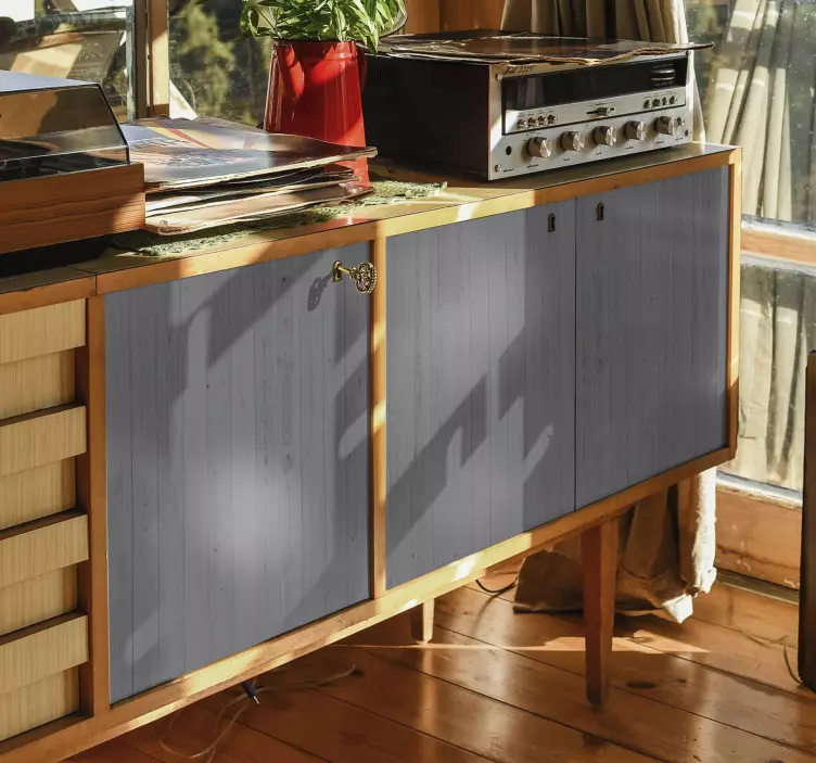 Vinilo para muebles madera gris pantone - TenVinilo
