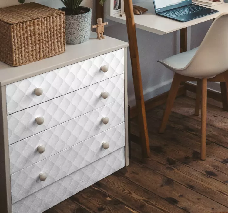 Vinilo para mueble Textura acolchada - TenVinilo