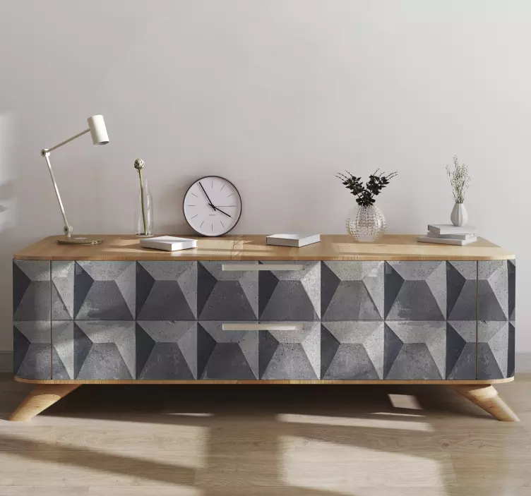 Vinilo para mueble Textura beton brut - TenVinilo