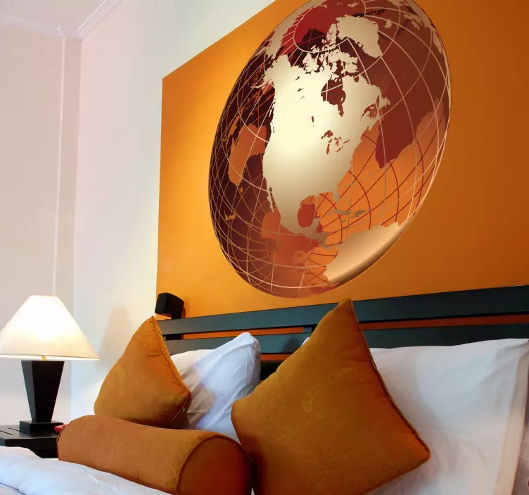 Vinilo mundo dorado América - TenVinilo