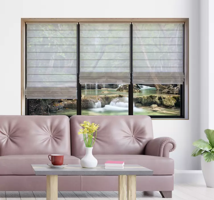 Vinilo 3d original paisaje salón - TenVinilo