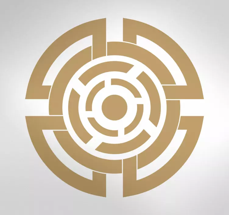 Vinilo ornamental símbolos celtas - TenVinilo