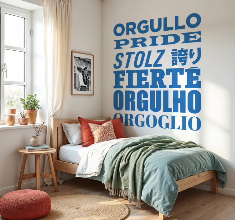 Vinilo palabras de orgullo - TenVinilo