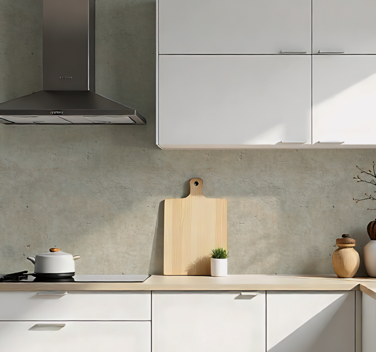 Vinilo para cocina tonos piedra crema - TenVinilo