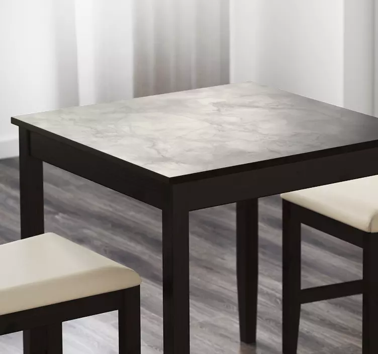 Vinilo para mueble mesa efecto mármol - TenVinilo