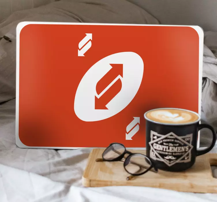 Vinilo para portátil símbolo de movimiento dinámico - TenVinilo