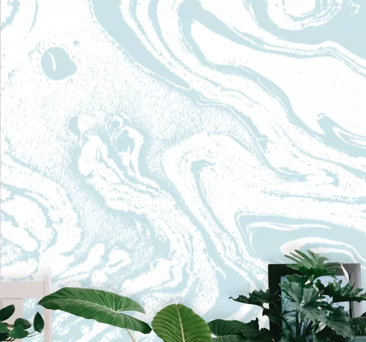 Vinilo para salón patrón de onda de fluido - TenVinilo