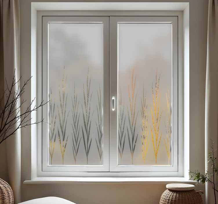 Vinilo para ventana plantas verticales - TenVinilo