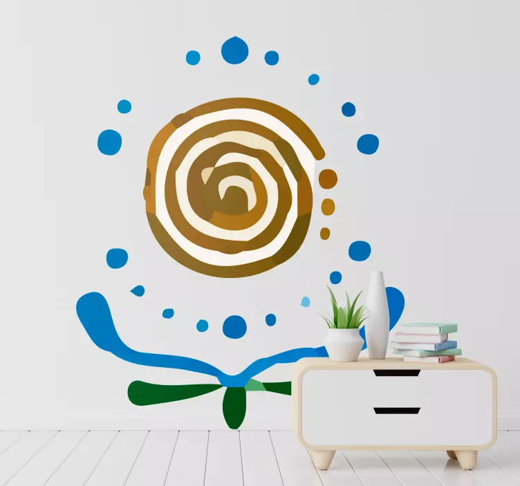 Vinilo pared Árbol de la vida maya - TenVinilo