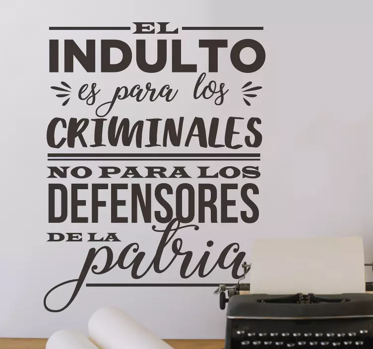 Vinilo pared Cita Miguel Hidalgo - TenVinilo