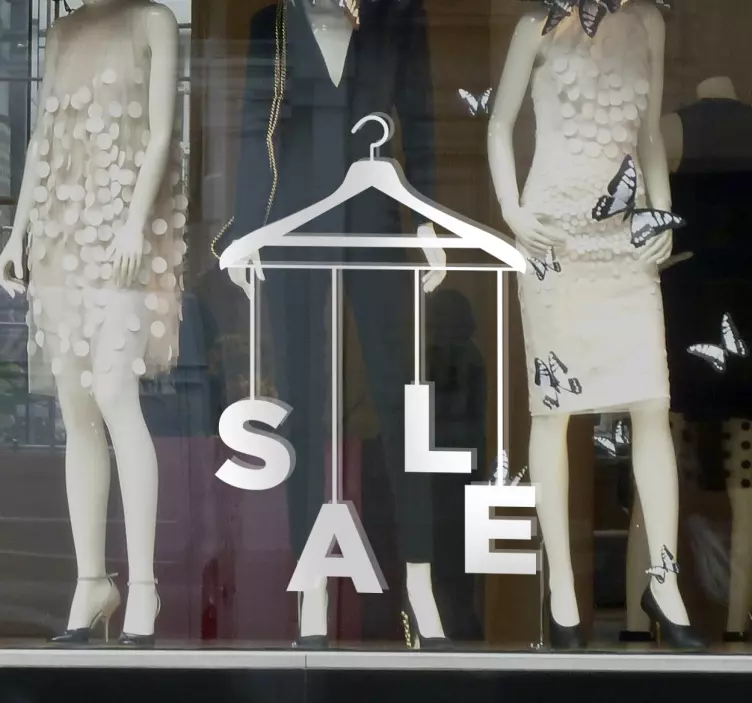 Vinilo rebajas colgador de pegatinas del reino unido - TenVinilo