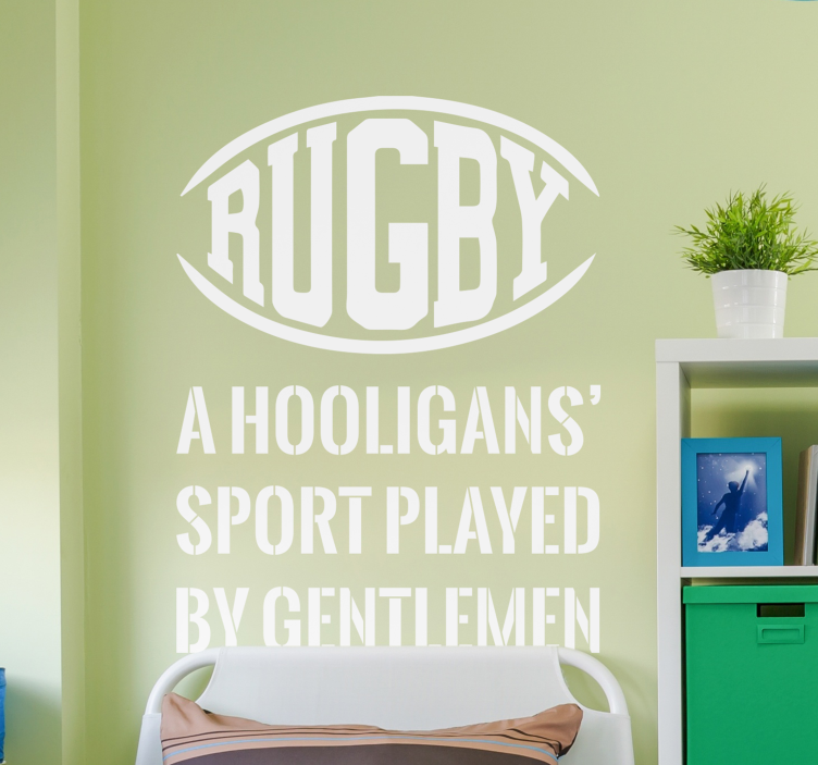 Vinilo rugby a hooligans sport - TenVinilo