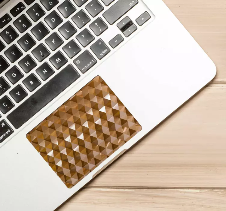 Vinilo trama touchpad patron triangular - TenVinilo