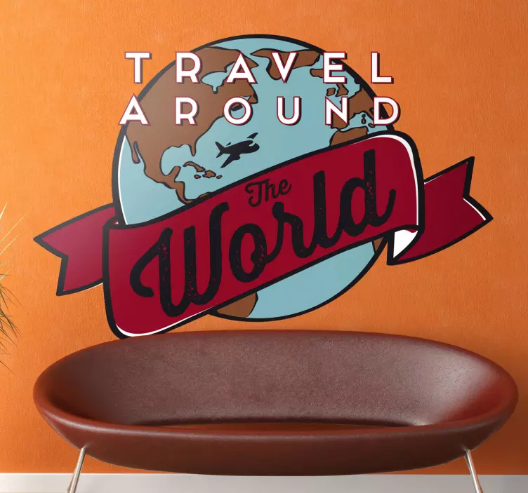 Vinilo travel around the world - TenVinilo