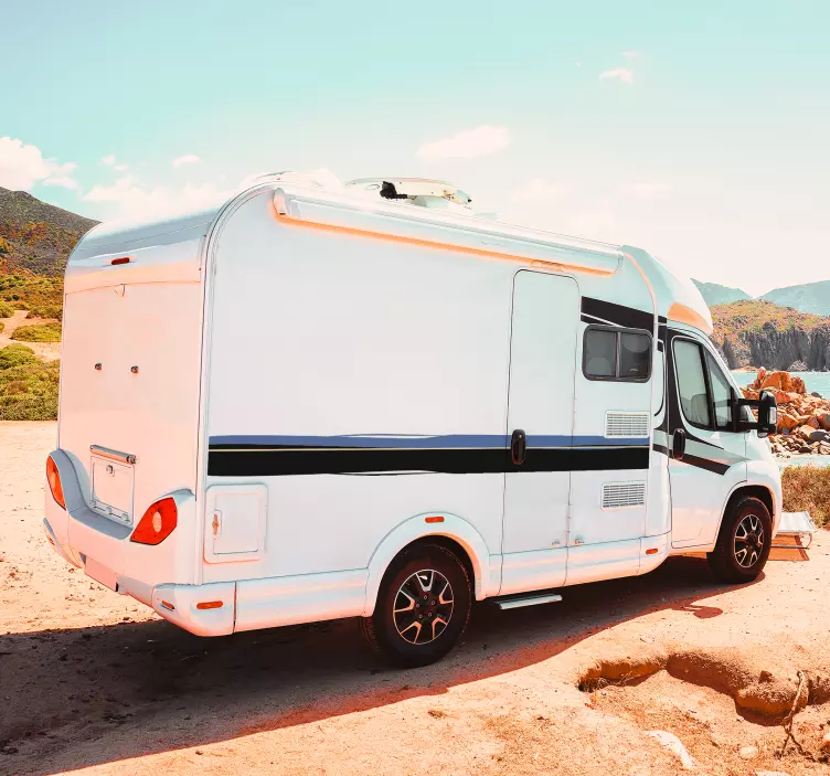 Vinilo autocaravana  bandas laterales - TenVinilo