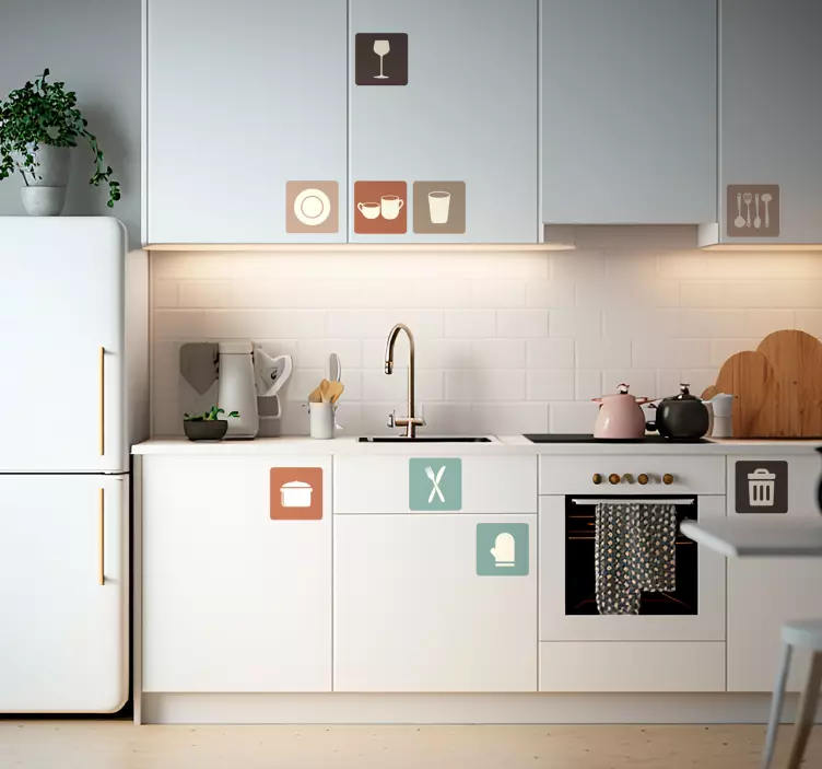 Vinilo utensilios de cocina para cajones - TenVinilo