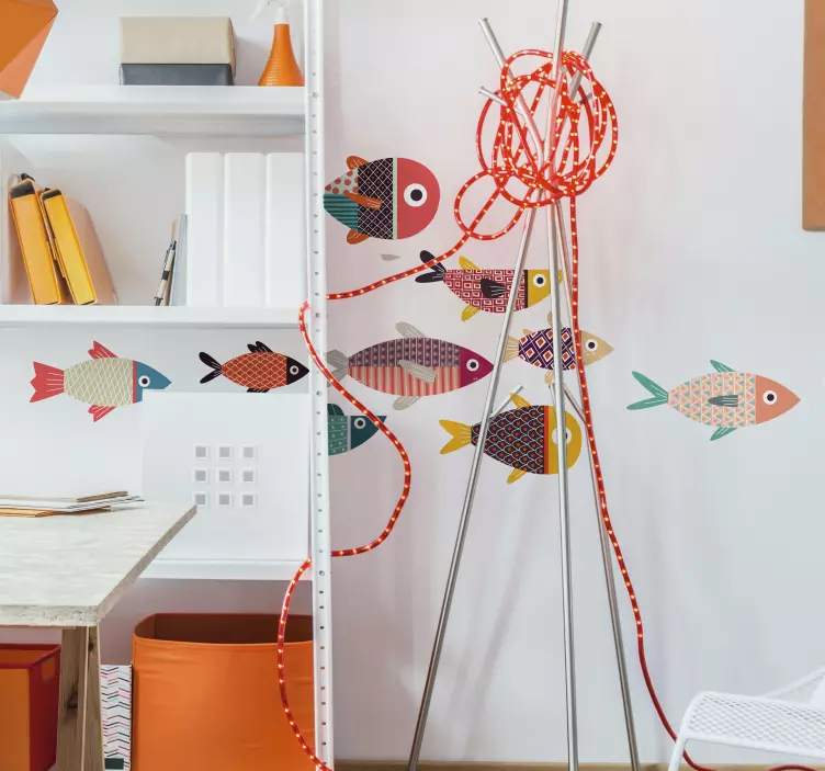 Vinilos de peces de colores - TenVinilo