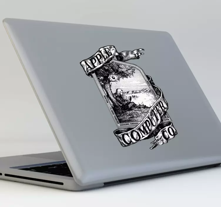 Vinilos decorativos apple logo antiguo mac - TenVinilo