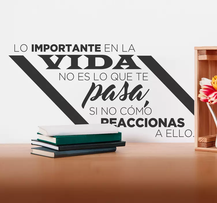 Vinilos decorativos citas motivación - TenVinilo