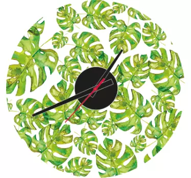 Reloj adhesivo pared costilla de adán - TenVinilo