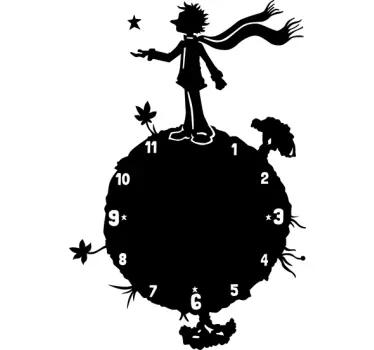 Vinilos de reloj el Principito - TenVinilo