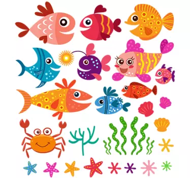 Vinilo de Peces Infantiles - TenVinilo