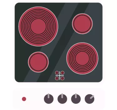 Vinilo infantil cocina de cerámica para niños - TenVinilo