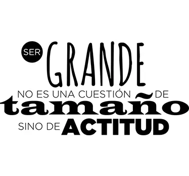 Vinilos frases motivadoras actitud - TenVinilo