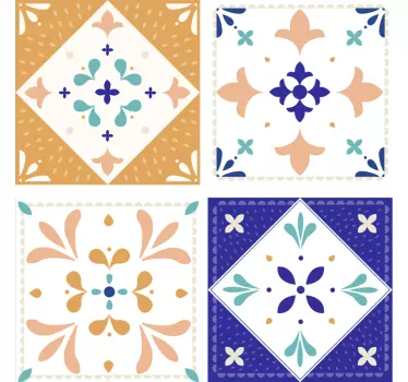 Azulejos vinílicos paleta clásica - TenVinilo