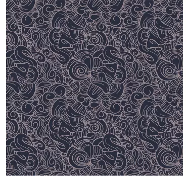 Vinilo muebles paisley abstracto - TenVinilo