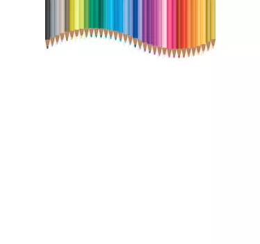 Vinilo pizarra vileda onda de colores - TenVinilo