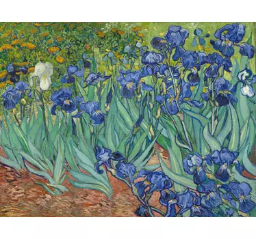 Vinilo decorativo flores Van Gogh - TenVinilo