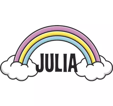 Vinilo pared infantil espectro con nubes - TenVinilo