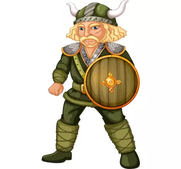 Vinilo peluche guerrero vikingo - TenVinilo