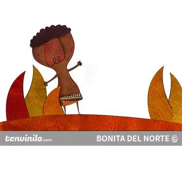 Vinilo niño africano - TenVinilo