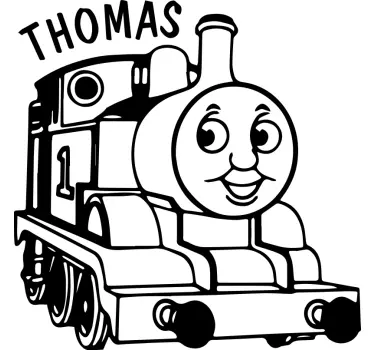 Vinilo pared infantil personaje del tren feliz - TenVinilo