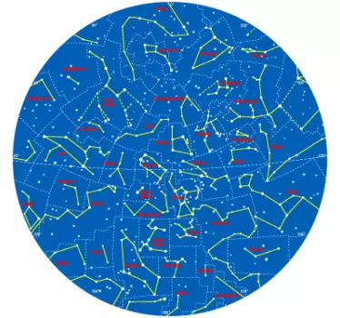 Vinilo constelaciones hemisferio sur - TenVinilo