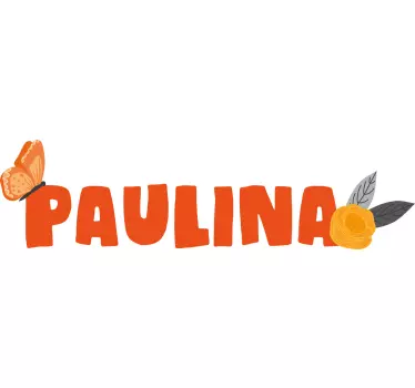 Vinilo pared infantil creación de nombre personalizado - TenVinilo