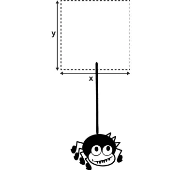 Pegatina para interruptor dibujo araña - TenVinilo