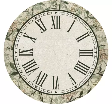 Reloj vinilo pared Papel viejo de estilo vintage - TenVinilo