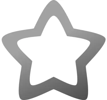 Vinilo pared infantil marco en forma de estrella - TenVinilo