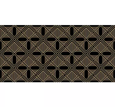 Vinilo mueble Art deco gran patrón de estilo gatsby - TenVinilo