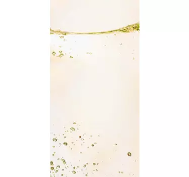 Vinilo mampara baño salpicadura de agua elegante - TenVinilo