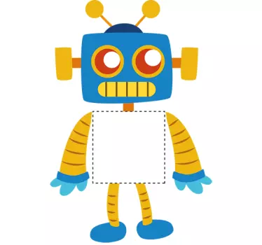Pegatina para interruptor robot - TenVinilo